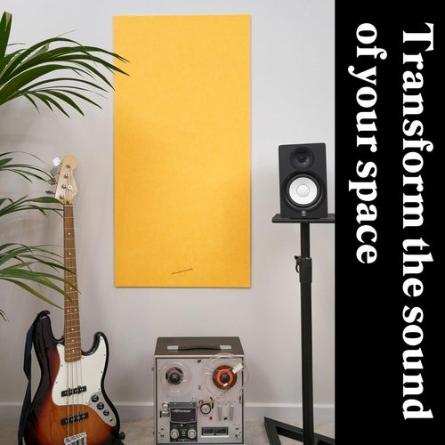 Acoustic Panels 2 Pack Large Soundproof Wall Panels 116x58cm Pale Blue AudioSilk