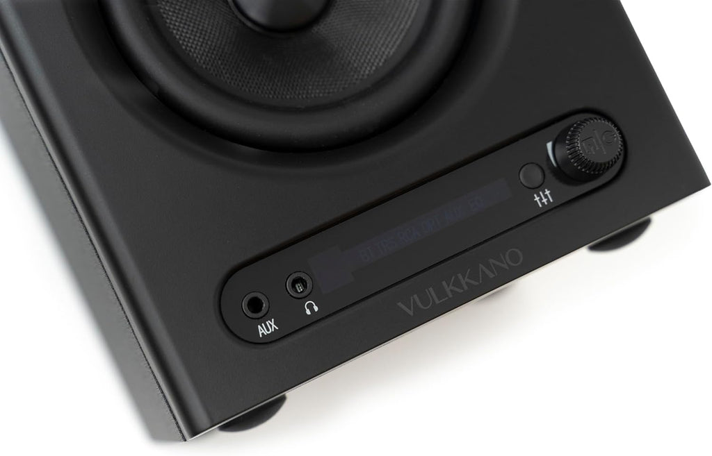 Studio Monitor Speakers 4 Inch Bluetooth TRS Optical PRO4 VULKKANO